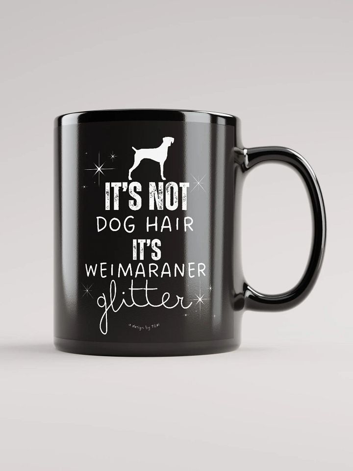 Weim Glitter - Black Glossy Mug product image (1)