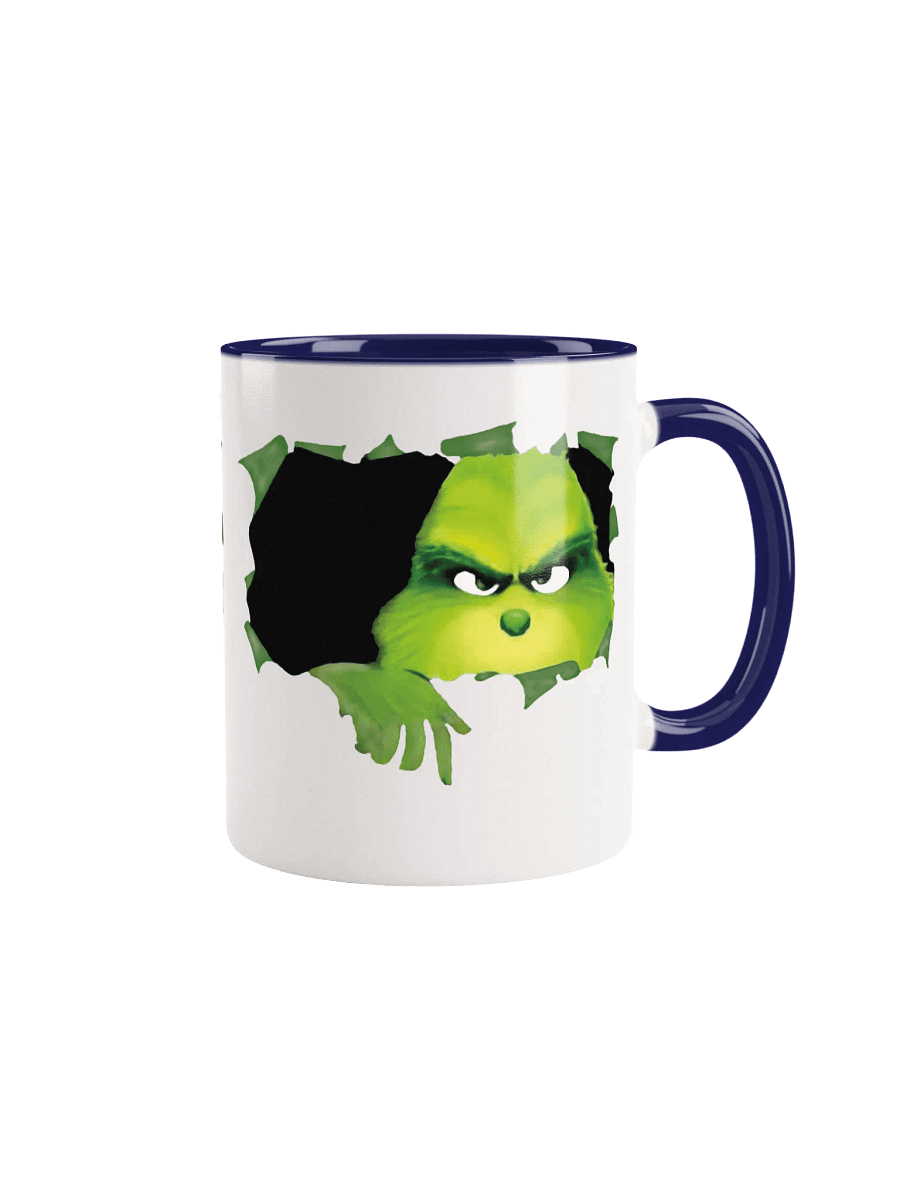 Mischievous Grinch Peek-a-Boo Ceramic Mug product image (1)