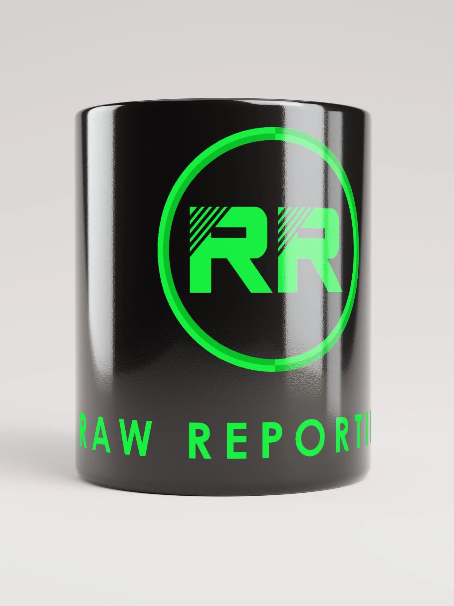 Raw Reporting Black Ceramic Mug! product image (1)
