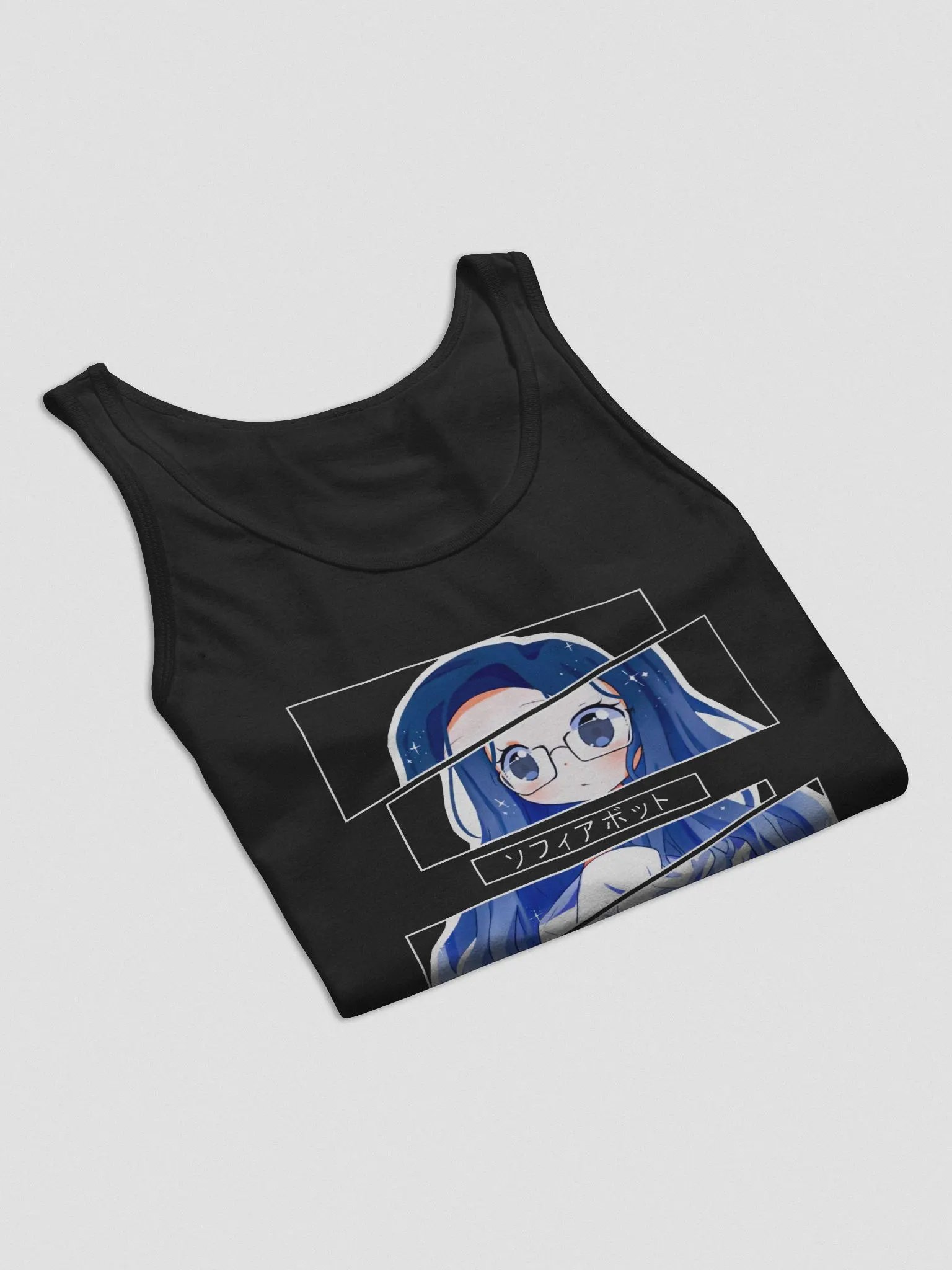 sophiabot shattered tank black product image (5)