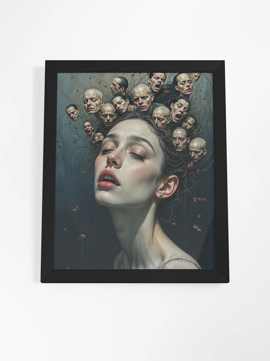 Whispers of the Fractured Mind Framed Print product image (22)