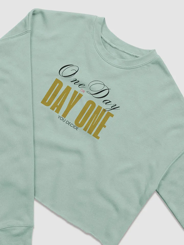 Day One Fleece Crop Sweatshirt product image (2)