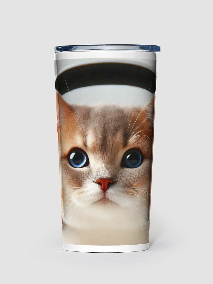 Whiskered Beats 20oz Stainless Steel Tumbler product image (1)