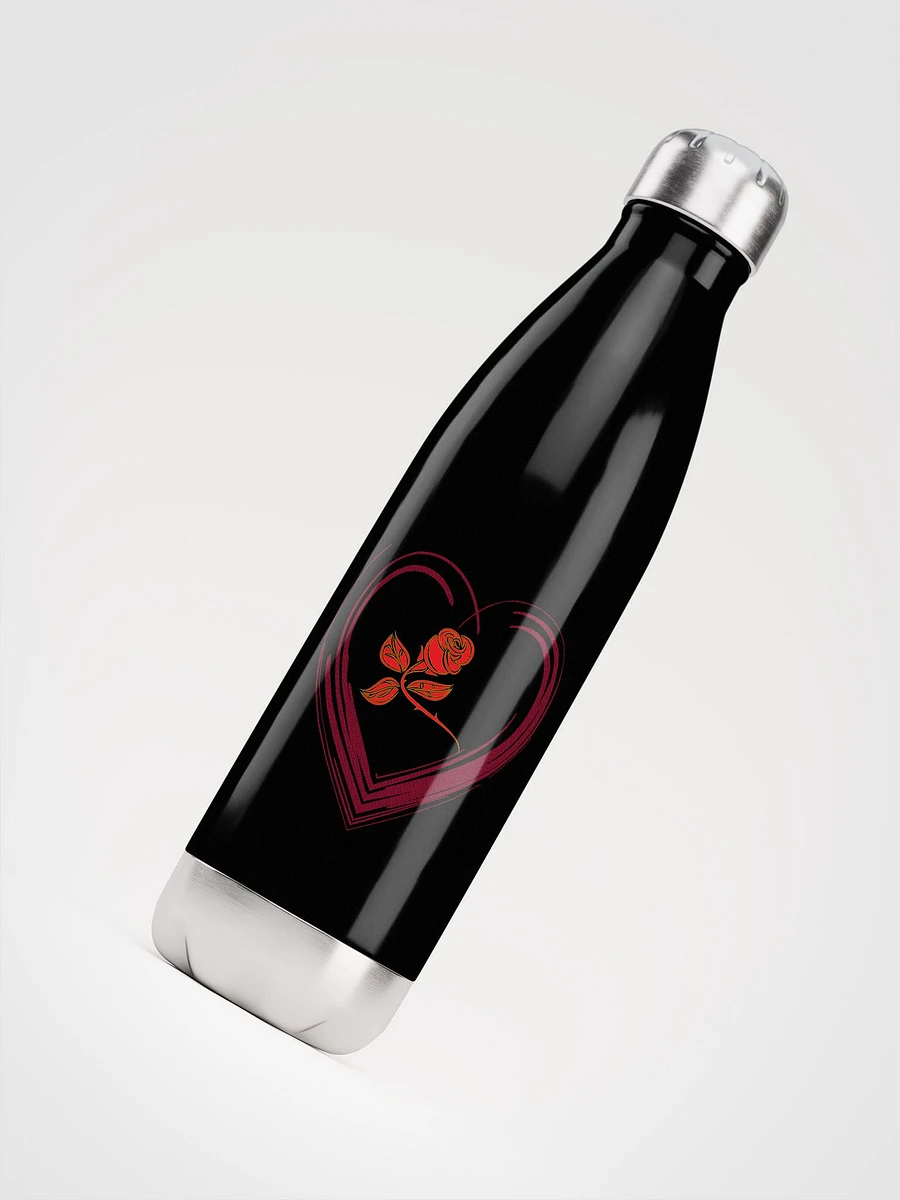 Golden Rose Heart Stainless Steel Bottle product image (4)