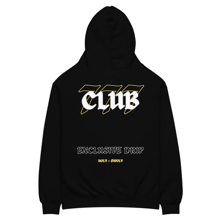 777 Club | Premium Hoodie | Exclusive Drip (Yellow Text) product image (1)