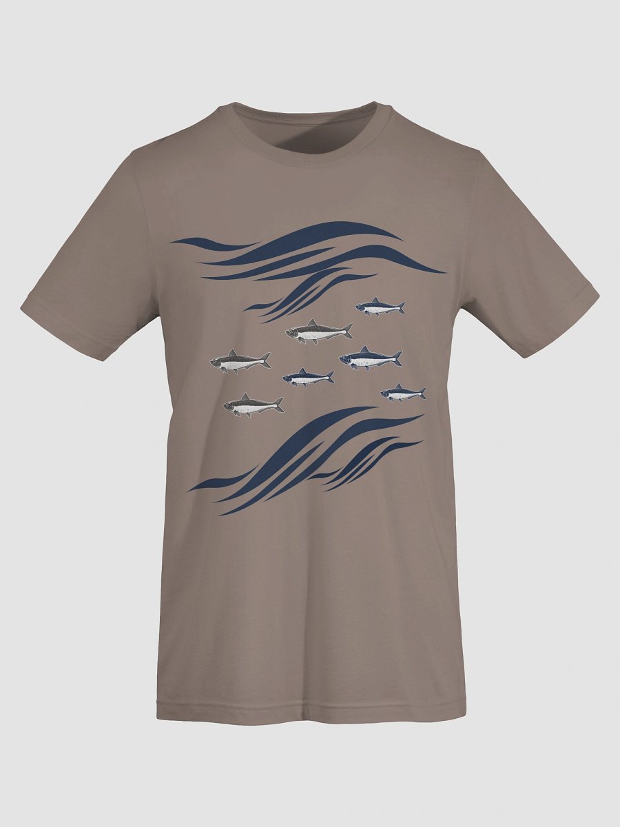 Sardines In Waves Supersoft Lightweight T-Shirt product image (7)