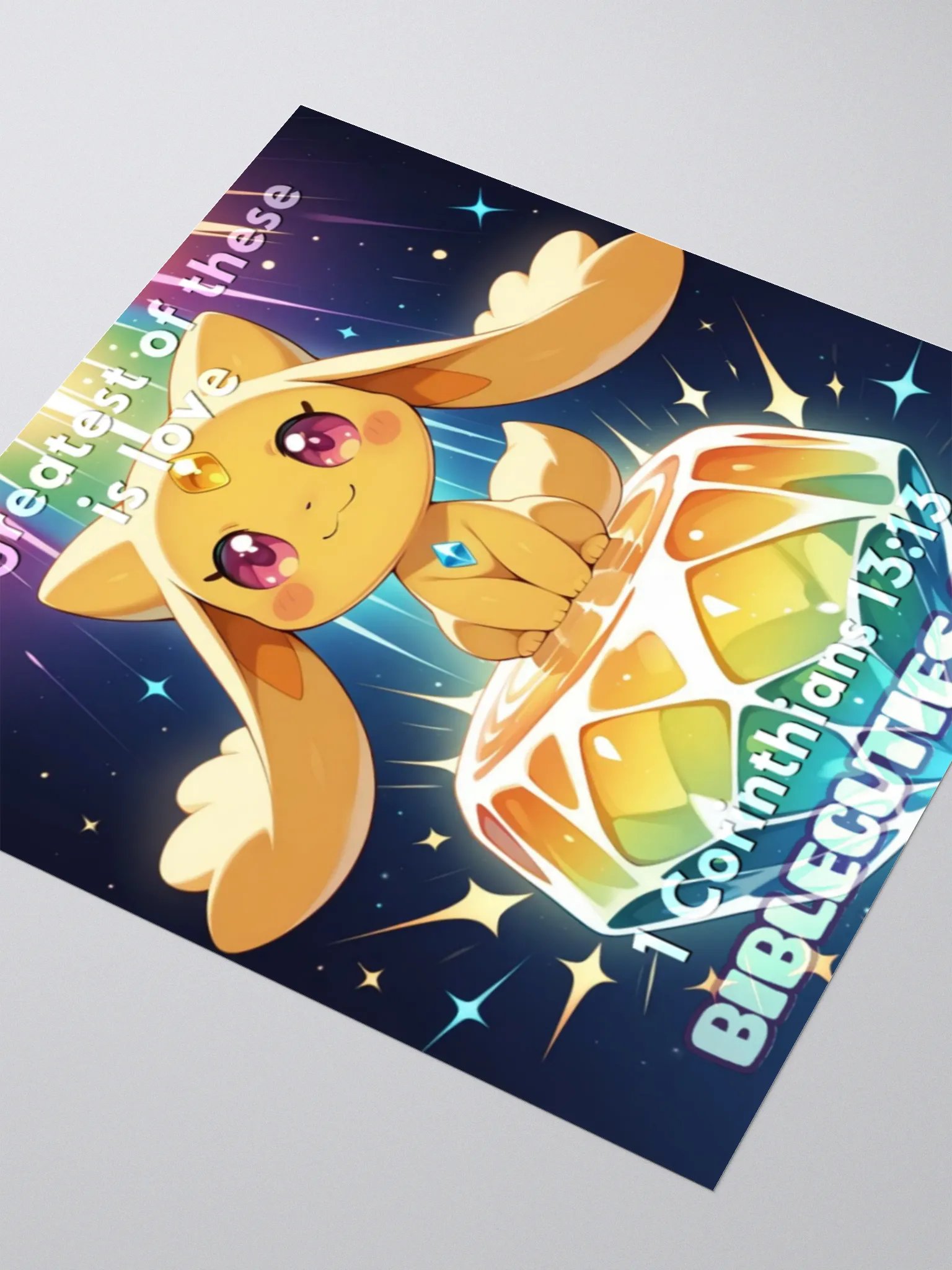 Bible Cuties Lorraine - The greatest of these is love Sticker product image (3)