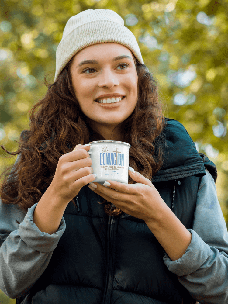 Mug, The Road to Salvation, Step 1, Admit/CONVICTION, Premium Enamel Mug product image (5)