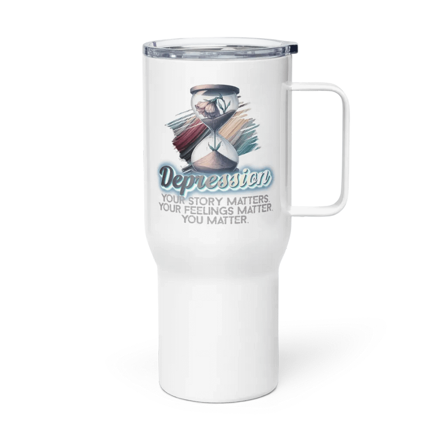 Depression #1 Travel Mug with a Handle product image (4)