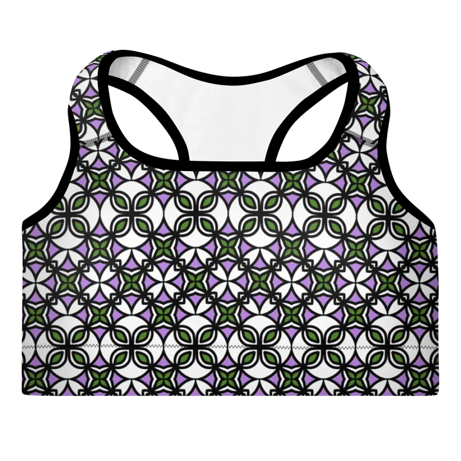 Gender Queer Abstract (3) - Padded Sports Bra product image (3)
