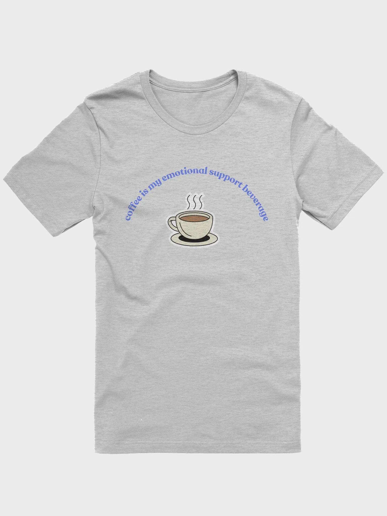 Coffee=Emotional Support T-Shirt (blue) product image (1)