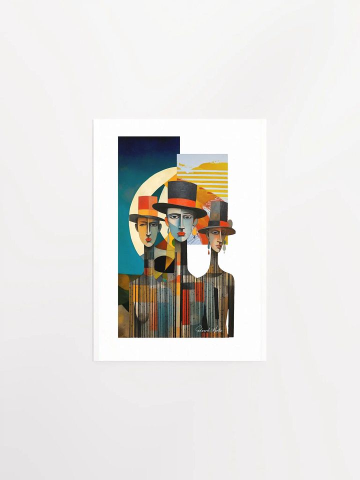 'Come As You Are' by Edward Martin-Modern Abstract Trio Poster product image (2)