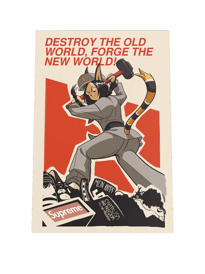 “Destroy The Old World, Forge The New World!” - Poster product image (1)