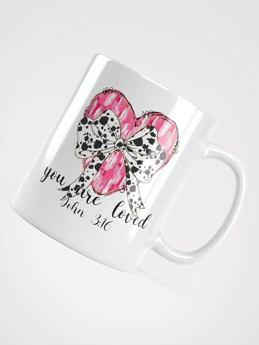 Valentine You Are Loved Cow Coquette Mug product image (7)