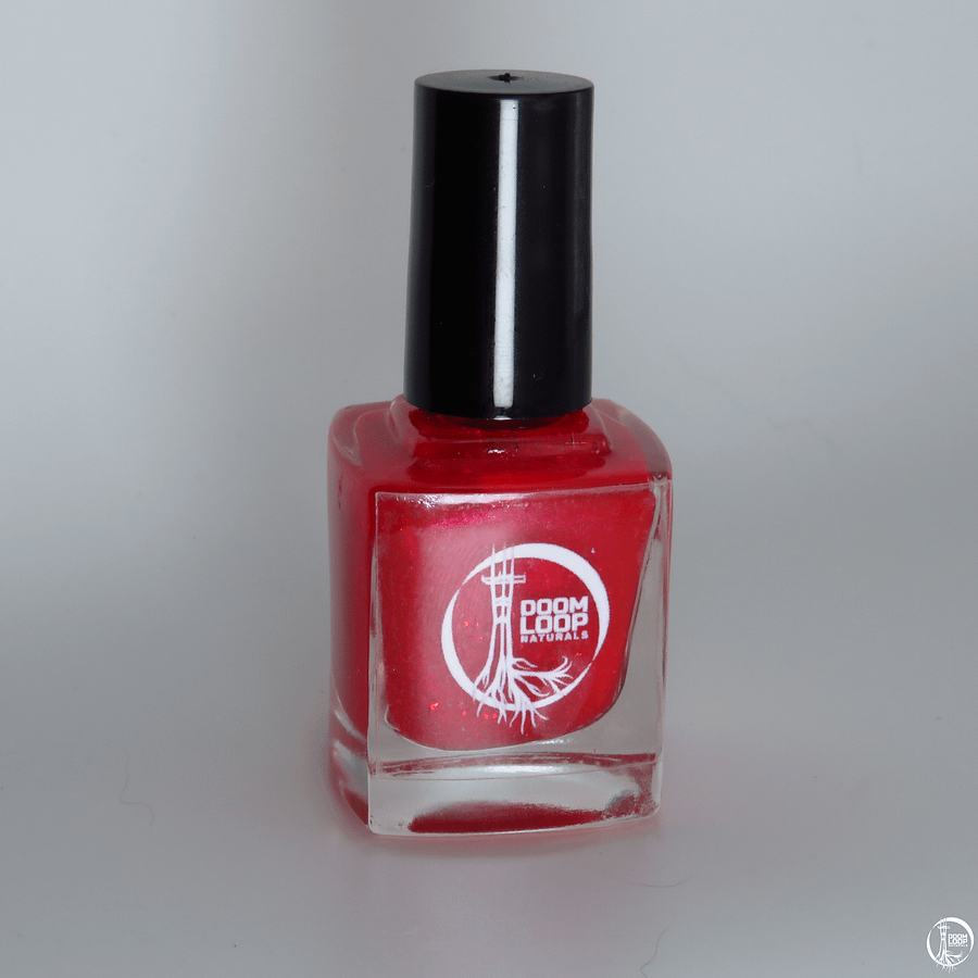 RED BELONGS TO US - Jelly Red Shimmery Glitter Nail Polish product image (6)