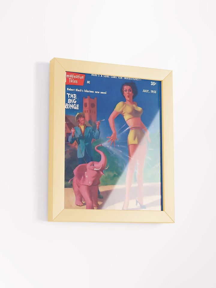 Vintage Pinup and Pink Elephant Print product image (14)