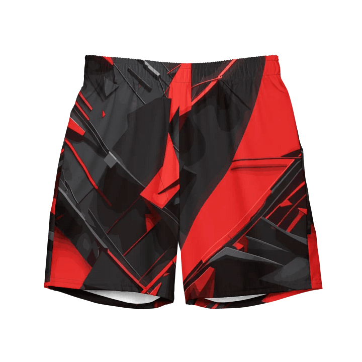 Abstract red ans black- Swim Trunks product image (2)