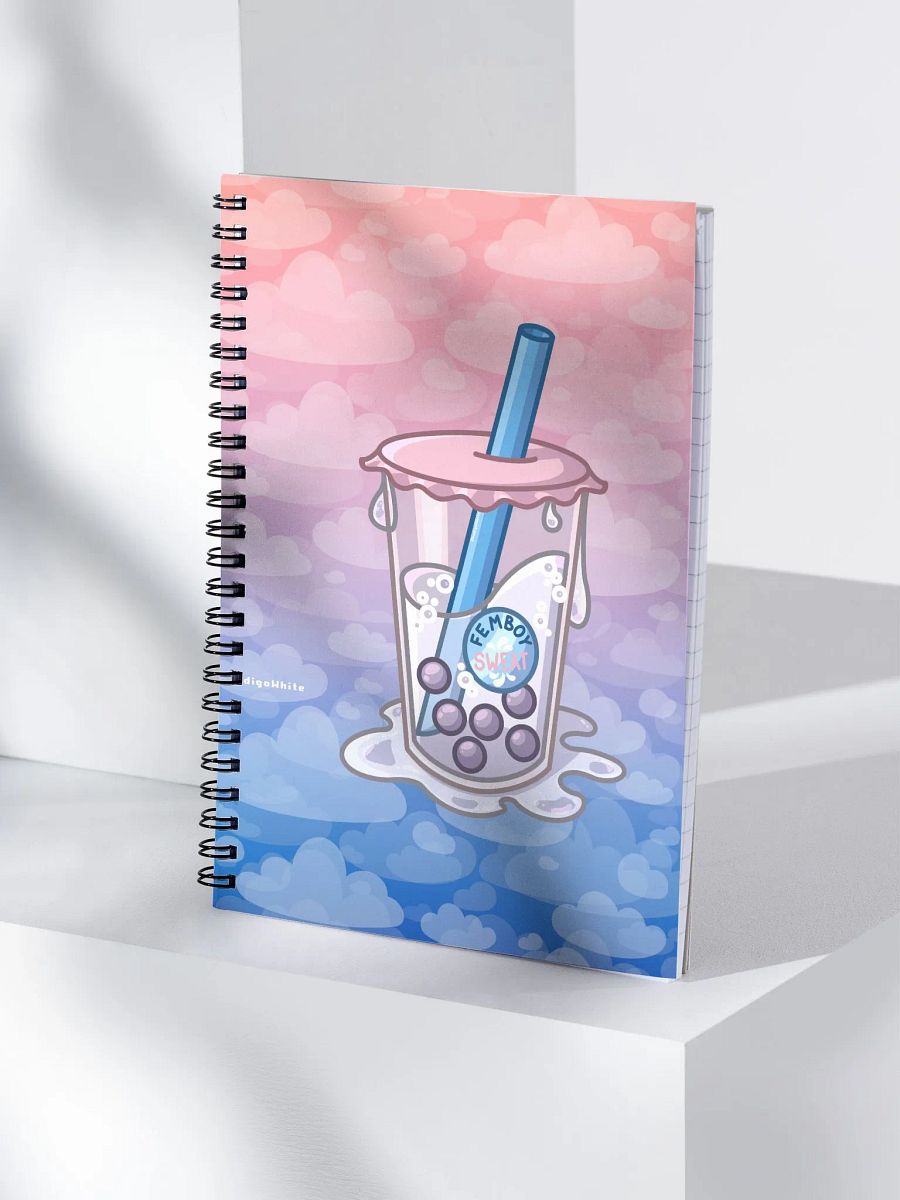 Femboy Sweat Boba Notebook product image (3)