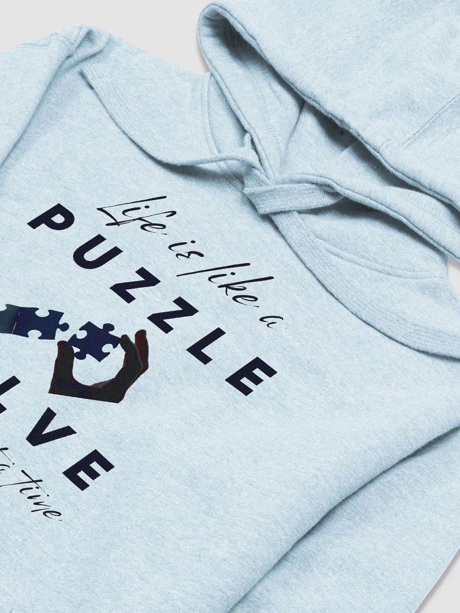 "Life is like a PUZZLE" Premium Unisex Hoodie product image (3)