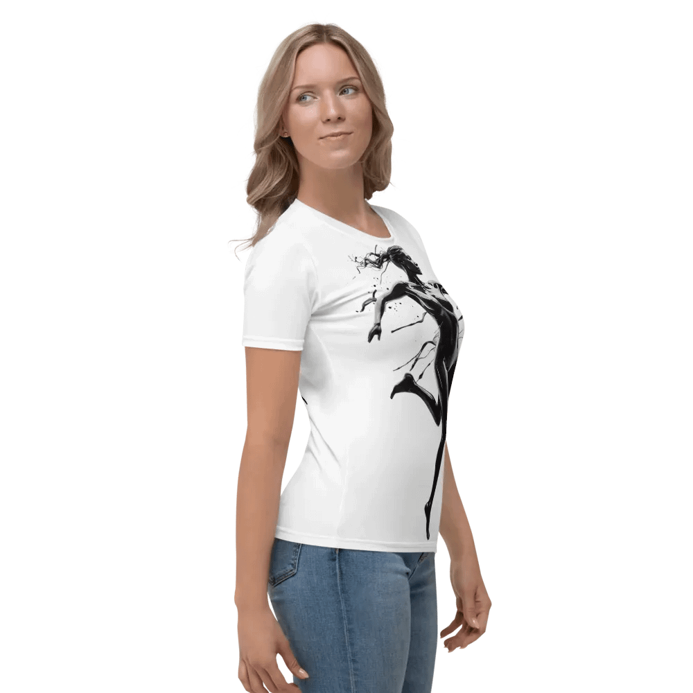 Revised Product Name: Liquid Motion Runner Tee - Sculpted Athlete Art product image (4)