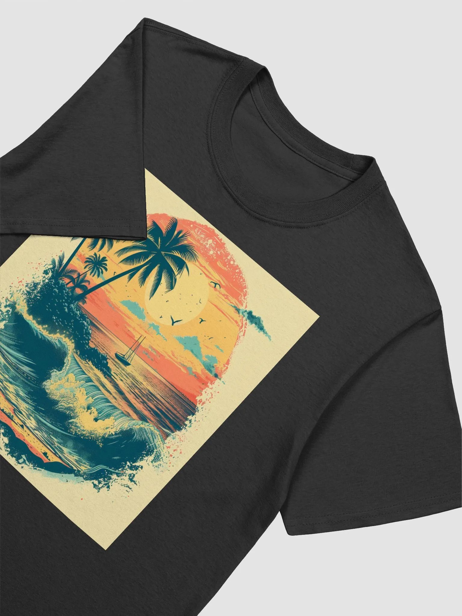 Tropical Sunset Paradise T-Shirt, Summer Collection #001 product image (21)
