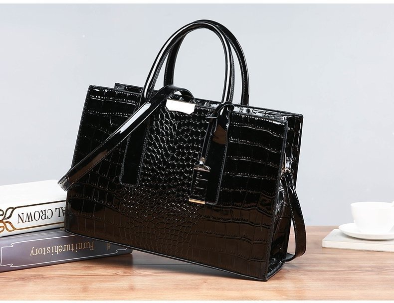 Crocodile Print Tote Crossbody Bags product image (4)