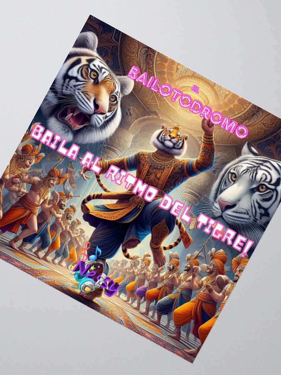Sticker sencillo Baila al Ritmo del Tigre product image (6)