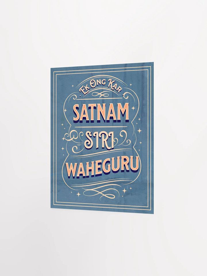 Ek Ong Kar Poster Blue product image (3)