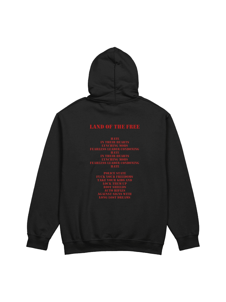 "Land of the Free" Logo and Lyric Hoodie product image (2)