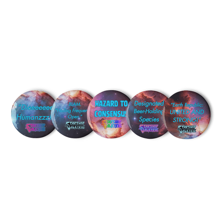 Starship Valkyrie Battle Buttons (Collection 1) product image (1)
