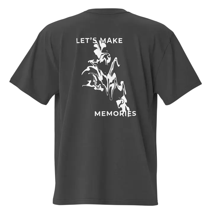 Let's Make Memories Oversized Premium Tee V1 product image (1)