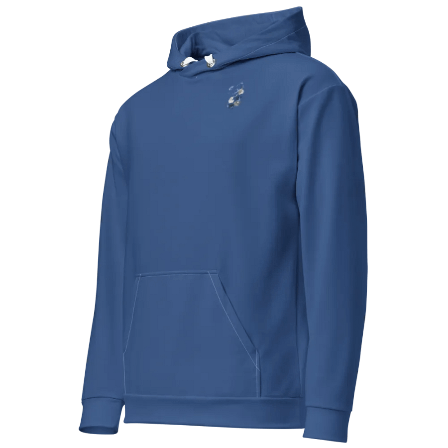 Blue Hoodie With Blue Flowers product image (3)