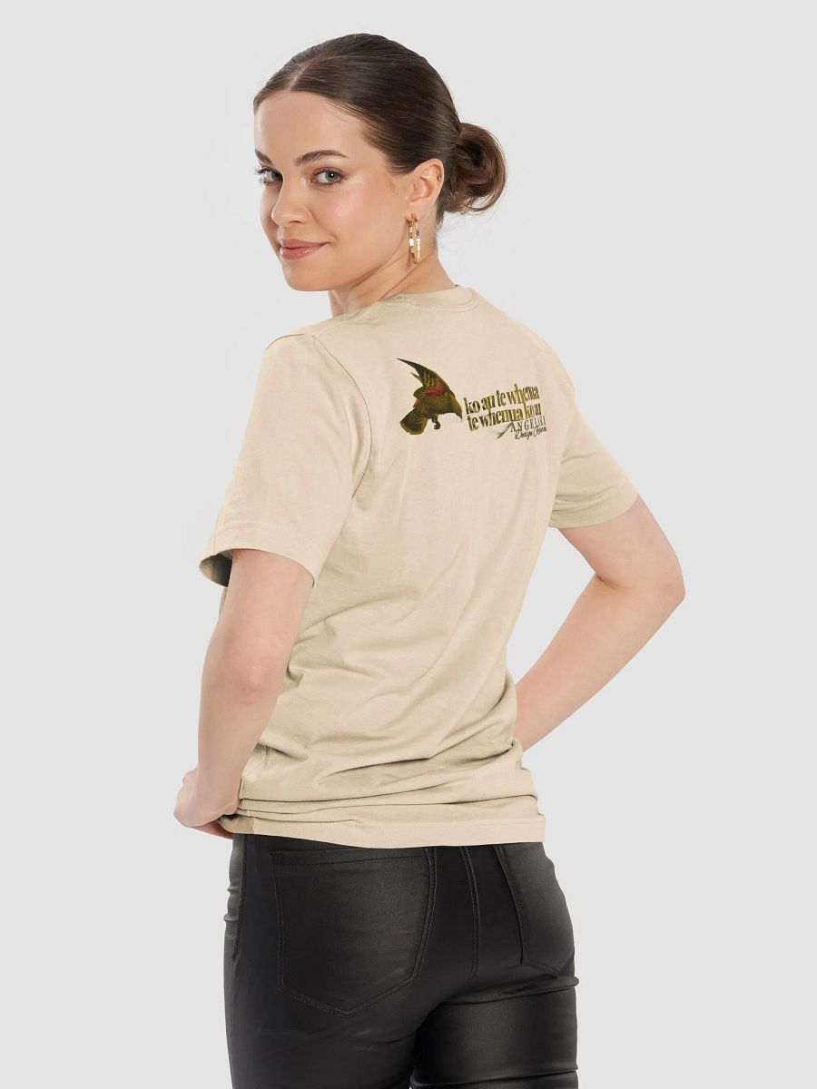 Unisex Kea in Flight - Mountain Lacebark ko au te whenua Decolonisation Aotearoa Tee product image (44)