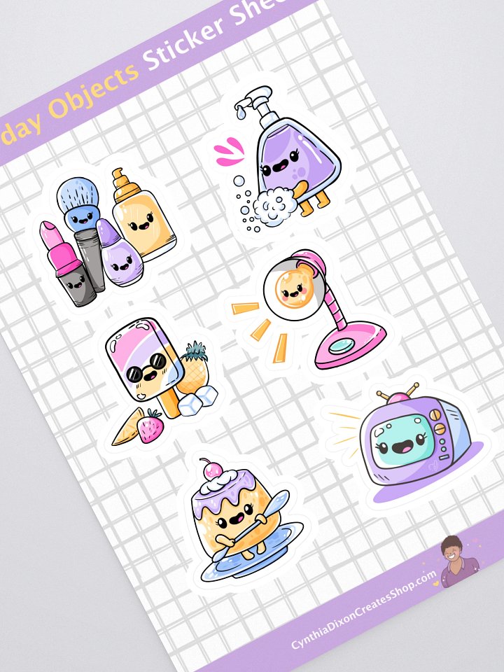 Everyday Objects Sticker Sheet product image (1)