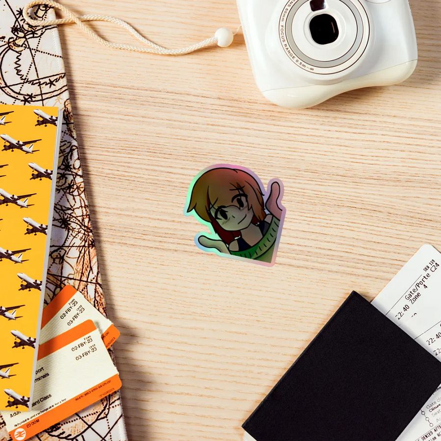 Miko Shrug Holo-Sticker! product image (7)