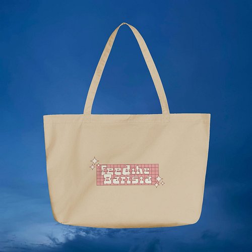 New pink Y2K tote just landed 💖🌀 built for coffee runs, shift grinds, and everything in between. Carry vibes only. 🔗LINK IN B...