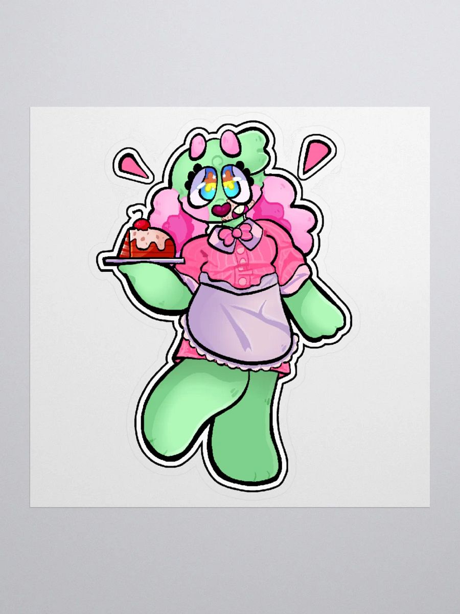 Oops! Milly took a slice! Sticker product image (1)