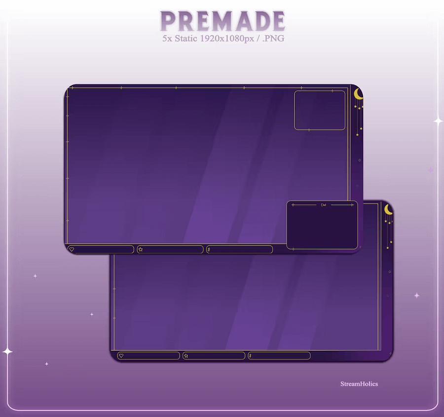 Tarot Card Stream Overlay Pack, Cosy Tarot Overlay Pack, Witch Stream Overlay Pack, Witch Animated Overlay Pack, Starting Soon, Offline, Brb product image (4)