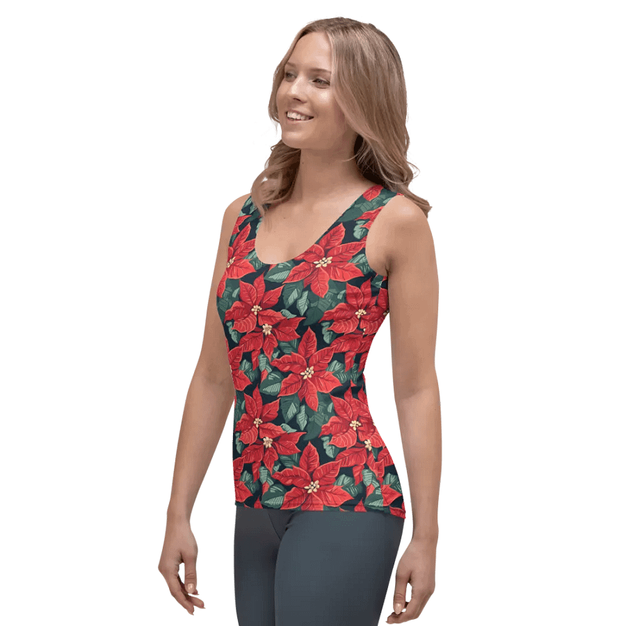 Straight To The Poinsettia Women's Tank Top product image (3)