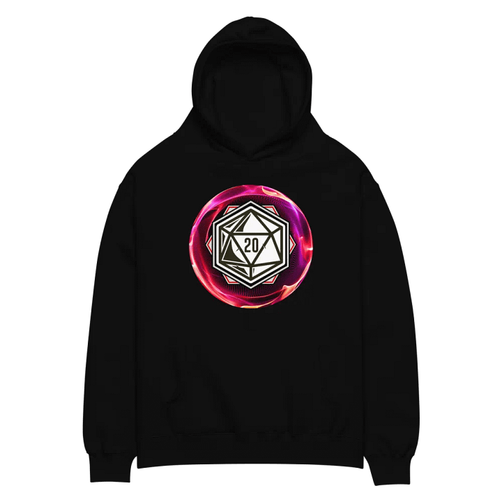 Critical Hit Swirl 20-Sided Dice Hoodie product image (4)