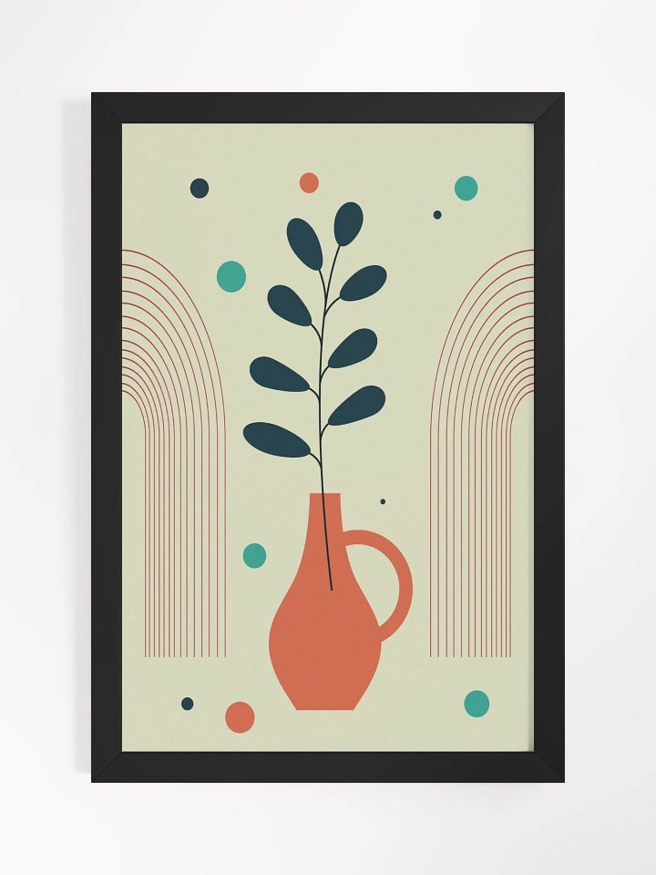 Vibrant Botanical Minimalist Art Print product image (3)