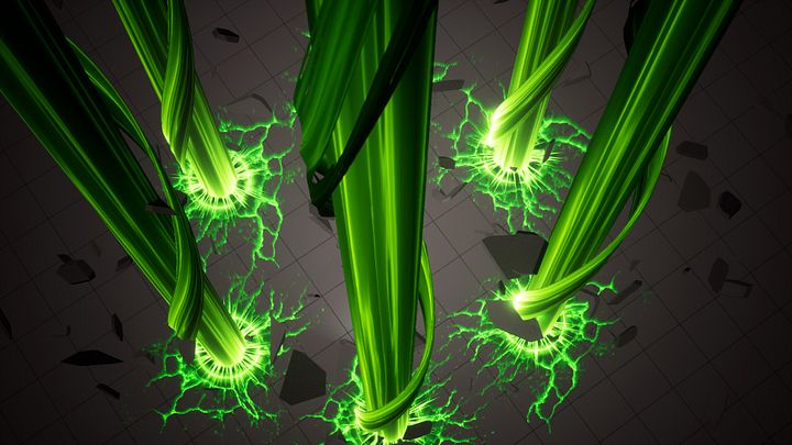 Beams Attack FX in Unreal Engine 5.4 Niagara | Download Files product image (1)
