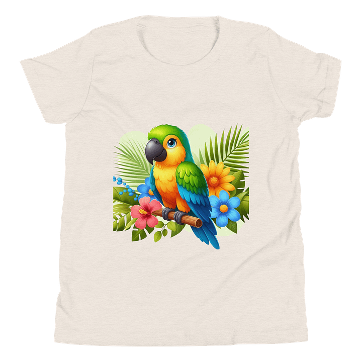 Tropical Parrot Youth T-Shirt product image (2)