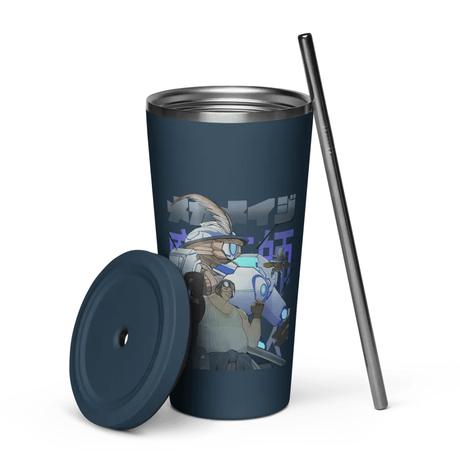Mecha Mage: Titan Refreshed - Insulated Tumbler w/ Straw product image (4)