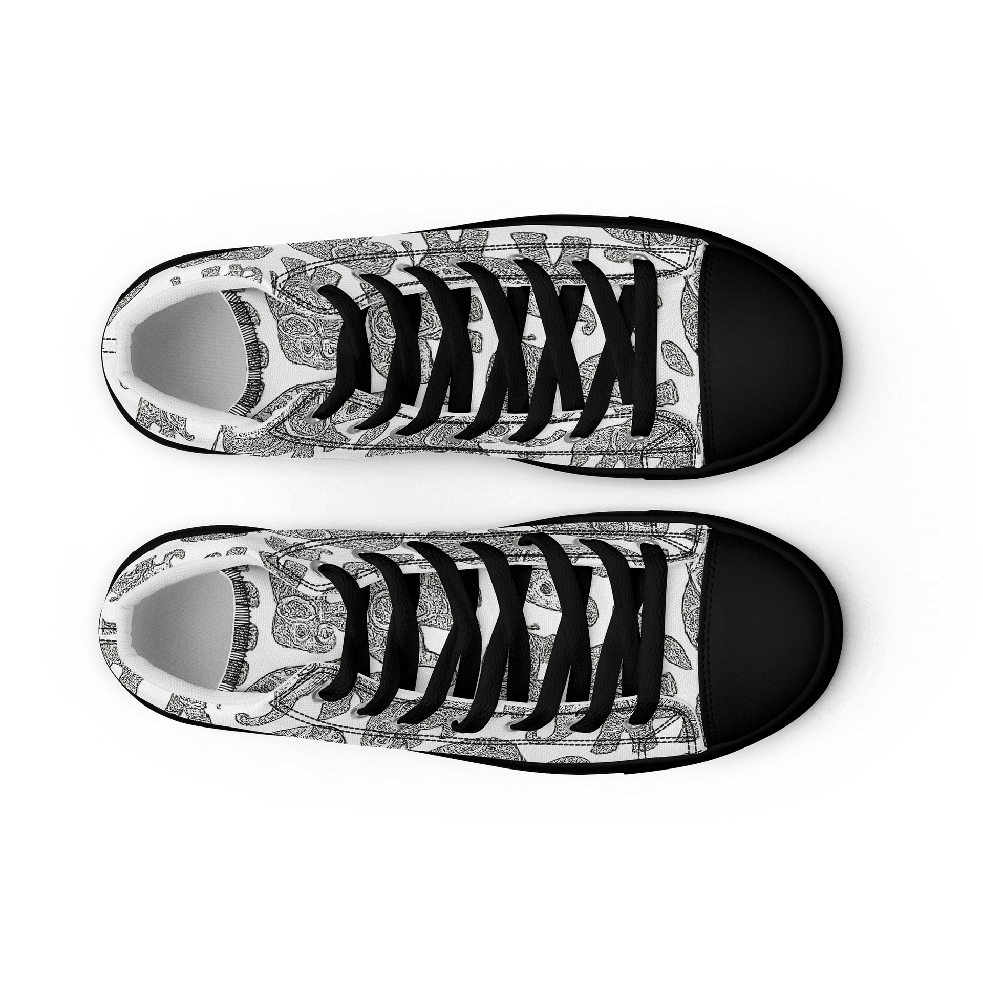 Ornate Elephant High Tops product image (9)