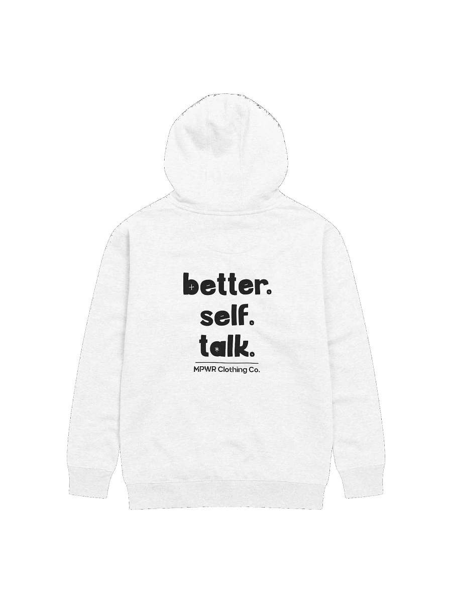 Better. Self. Talk. Hoodie (Black & White) product image (2)