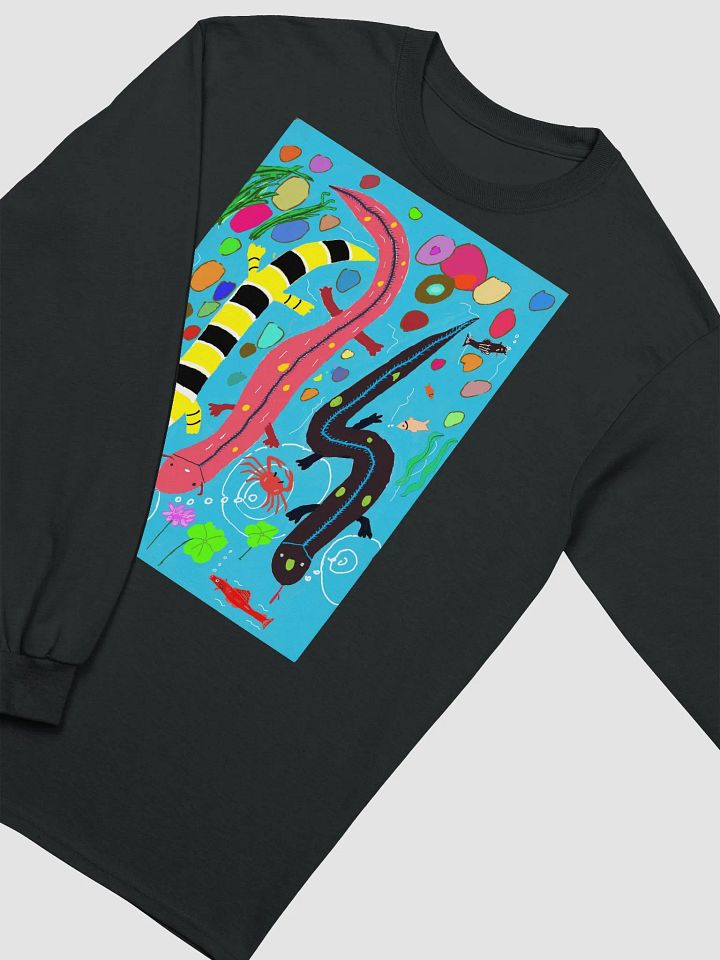 Gildan Ultra Cotton Long Sleeve T-Shirt: salamander product image (6)