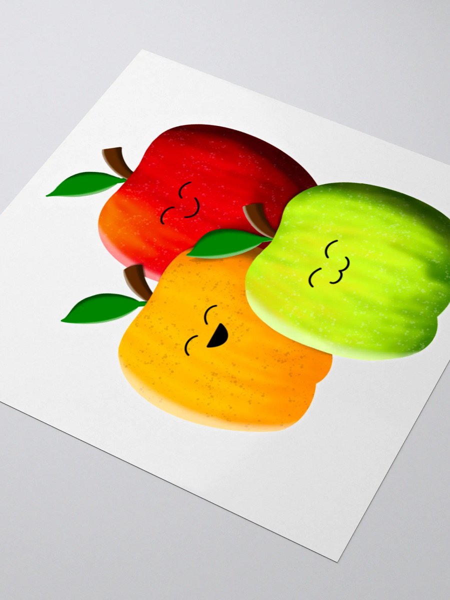 Three Apples Sticker product image (9)