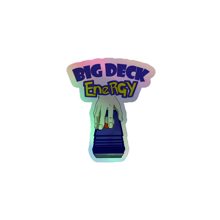 Big Deck Energy Blue Sticker product image (1)