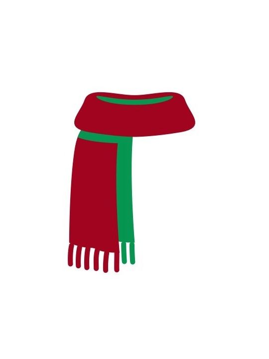 Scarf for Snowman Toilet Roll Project product image (1)